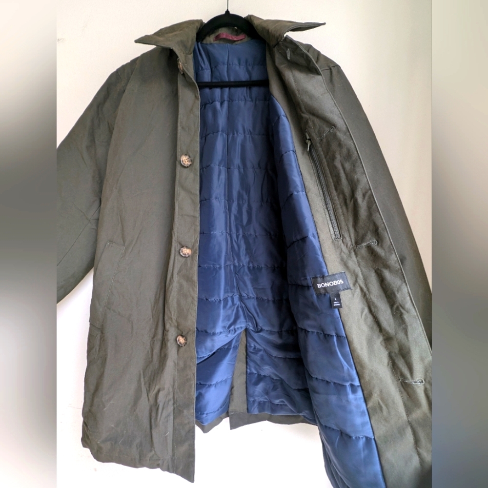 Bonobos Lined Mac Jacket Reversible - image 2